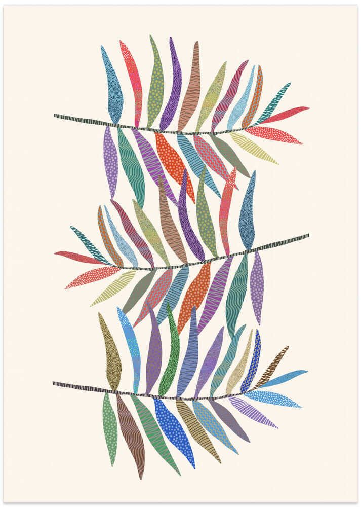 Vibrant Leaves Dance