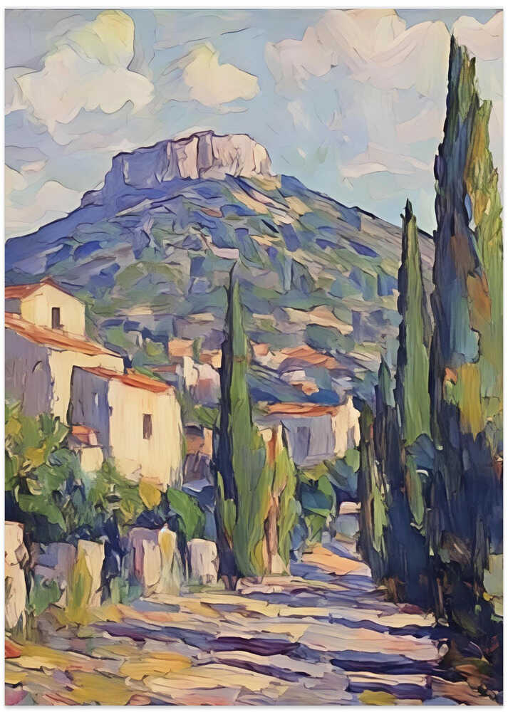 Cypresses In the Village