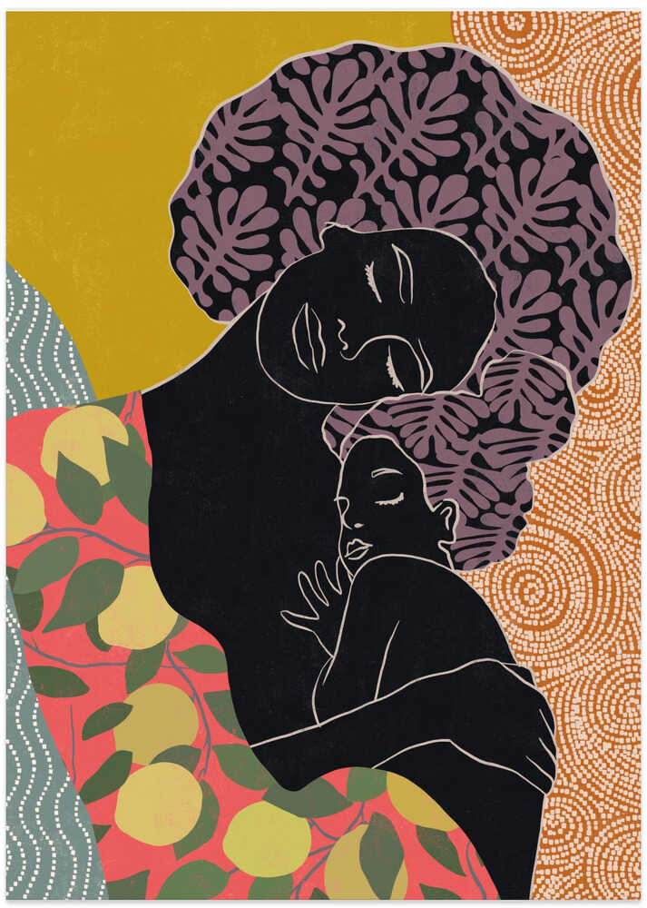 African Mother And Child