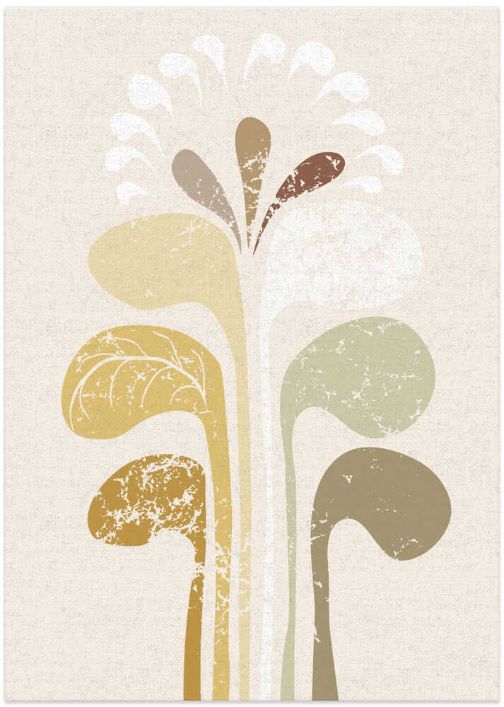 Abstract Paper Cut Composition Butter Yellow 5