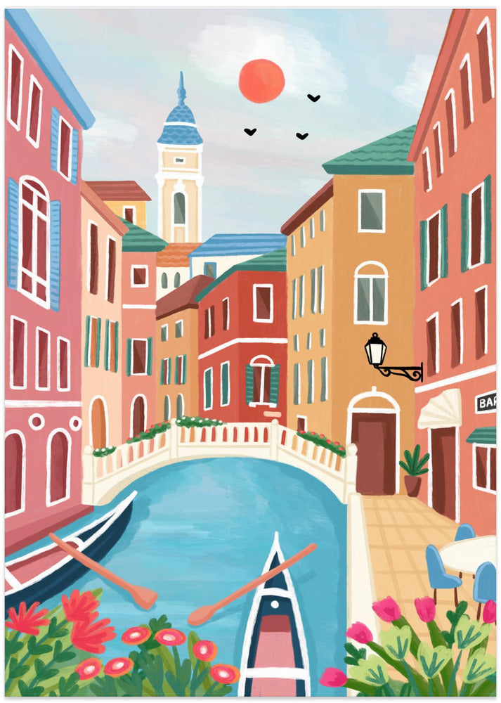 Venice Canal Sunrise Stroll