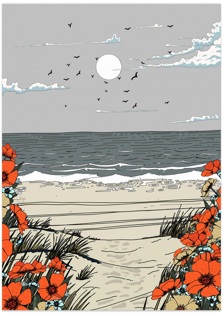 Flowers At The Beach