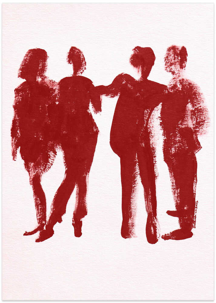 Silhouettes in Red