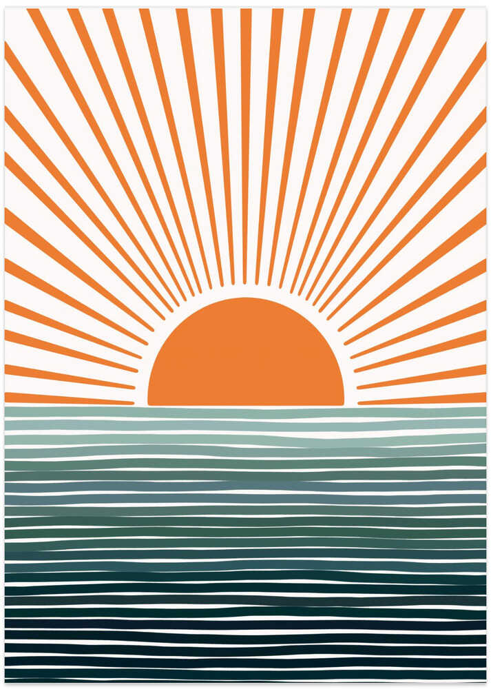 Sunrise Over The Sea