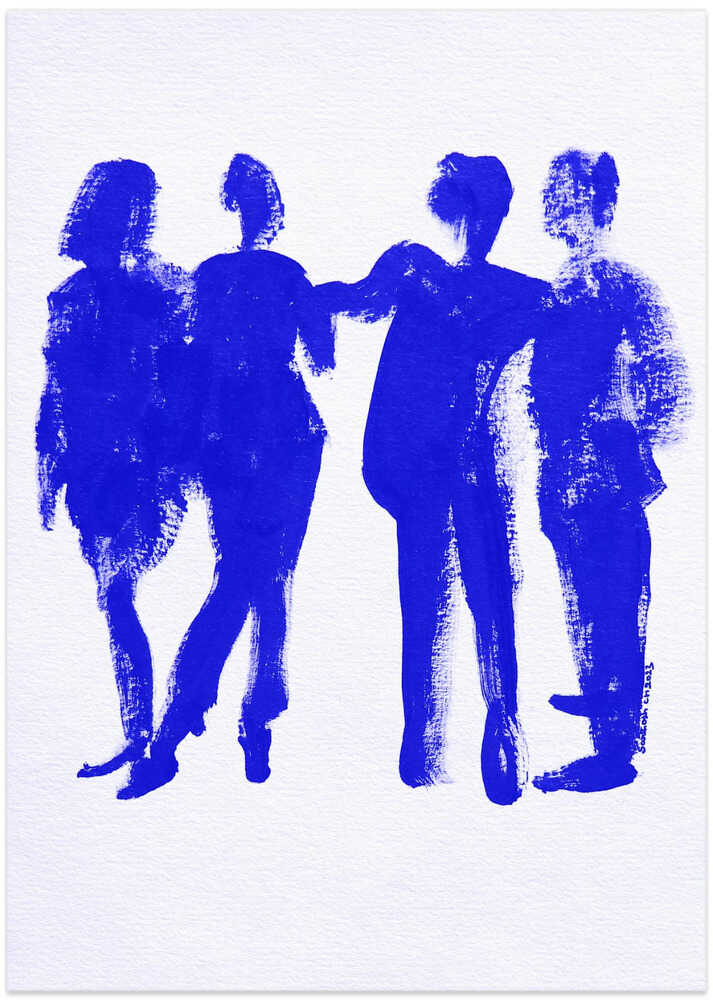 Blue Silhouettes