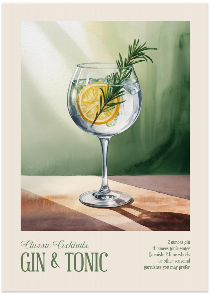 Classic Cocktails - Gin and Tonic