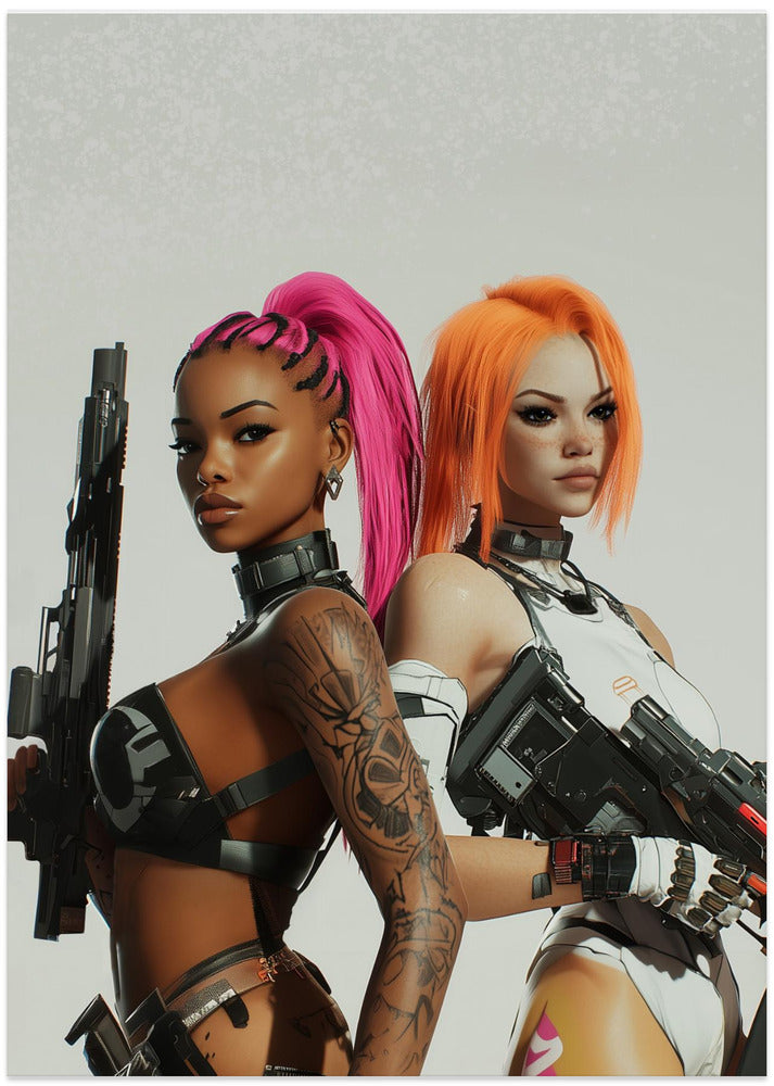 Cyber Girls With Guns
