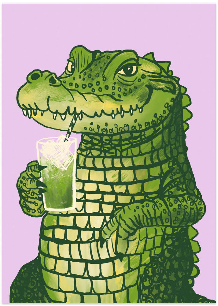 Matcha crocodile