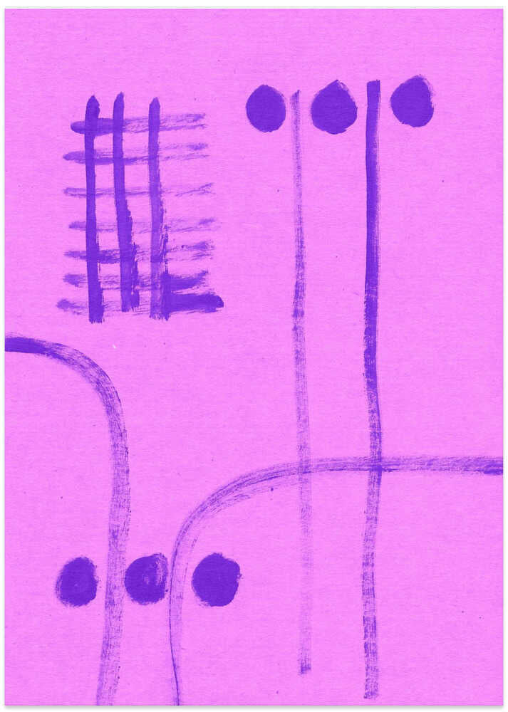 Purple Linescape