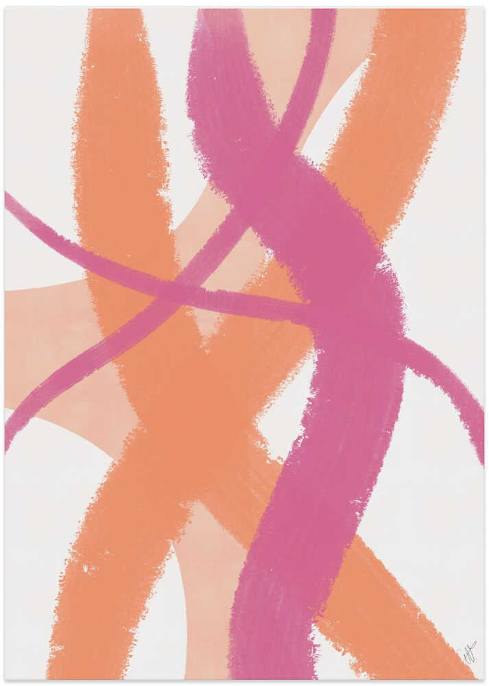 Peach & Pink Explosion No. 1