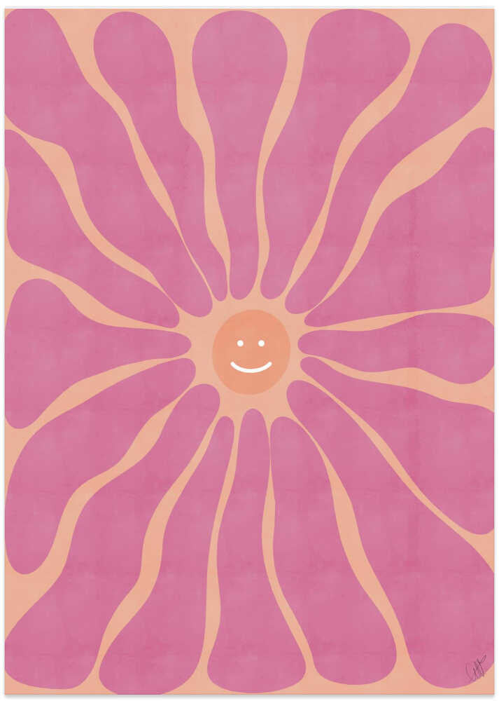 Peach & Pink Explosion No. 2