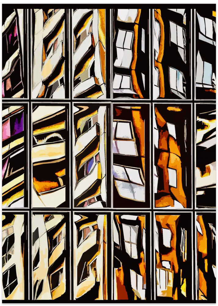 Reflections in glass - Los Angeles, California