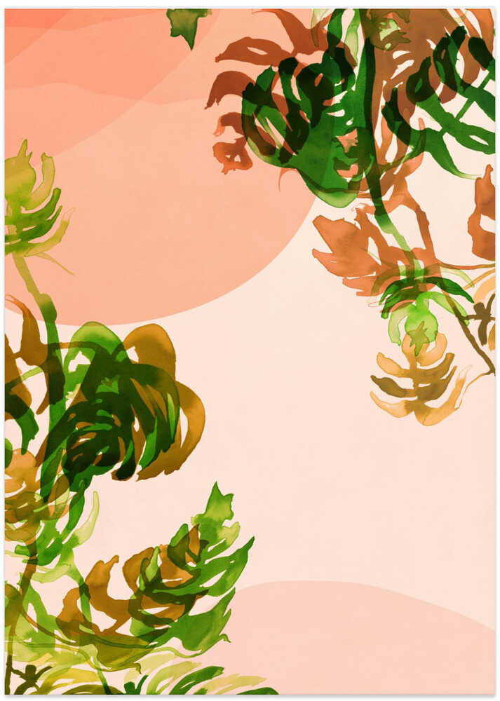 Boho Botanical Sunset