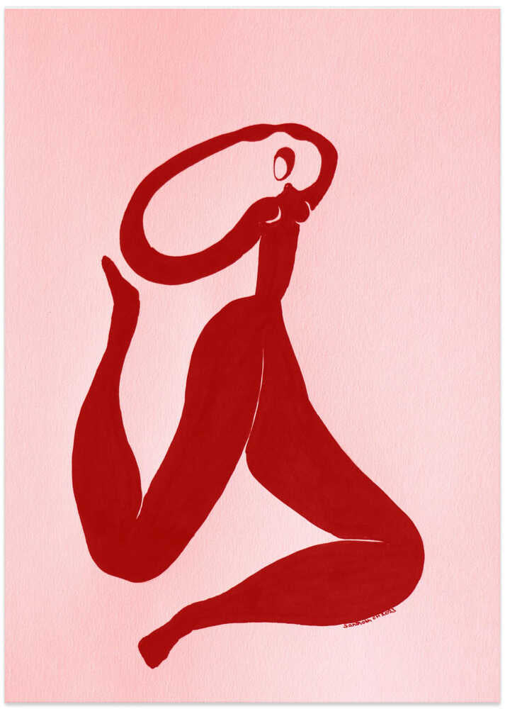 Crimson Contour Dance