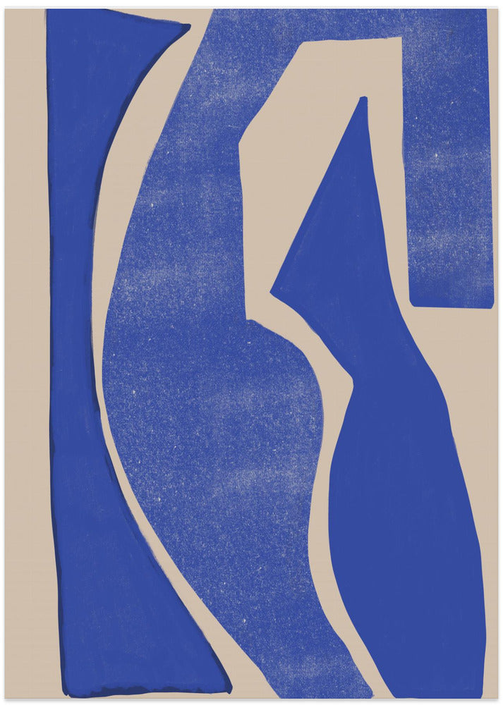 Blue Geometric Shapes