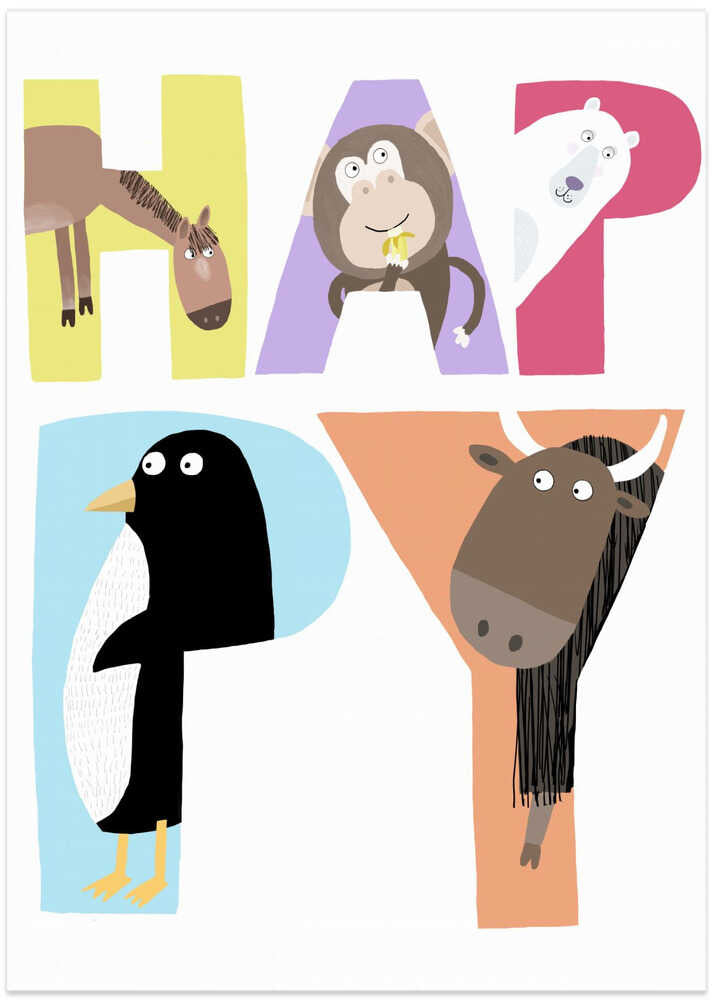 Joyful Animal Letters