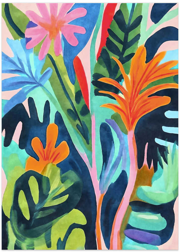 Tropical Flora Color Garden