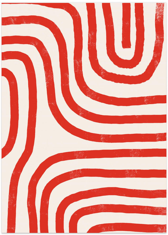 Red Modern Lines