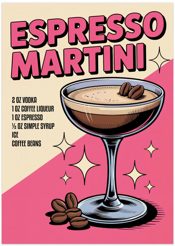Espresso Martini Retro Style