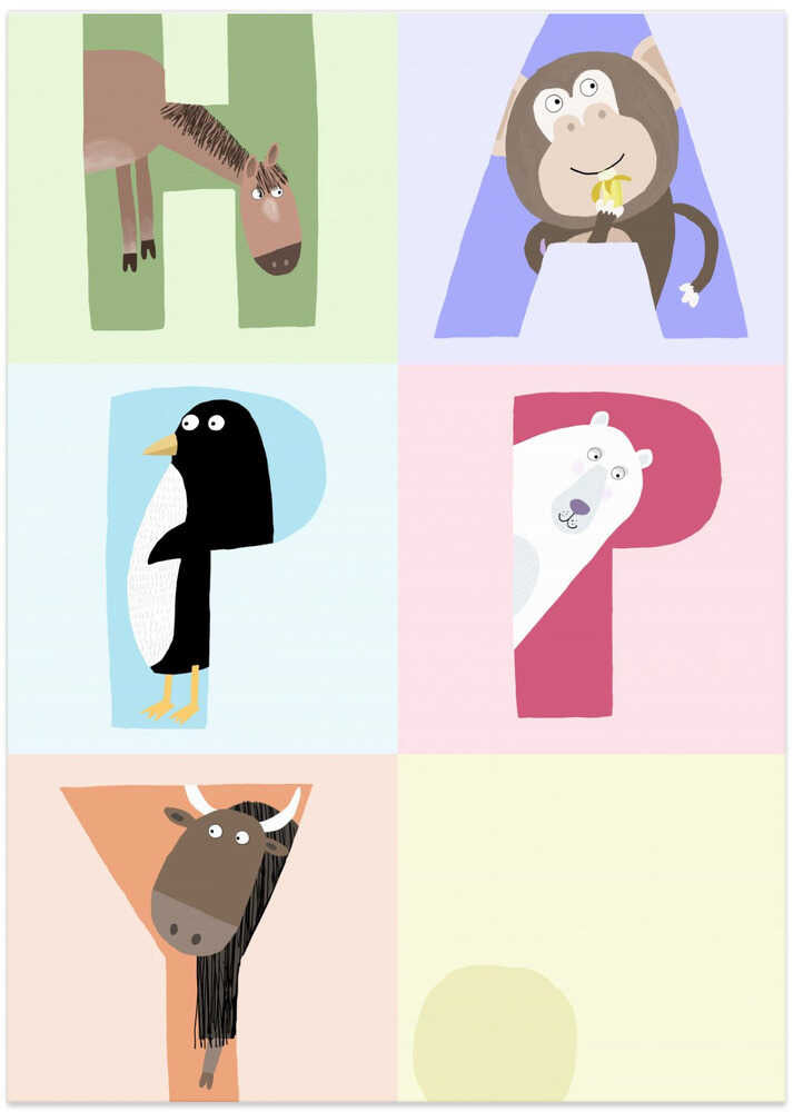 Joyful Animal Letters