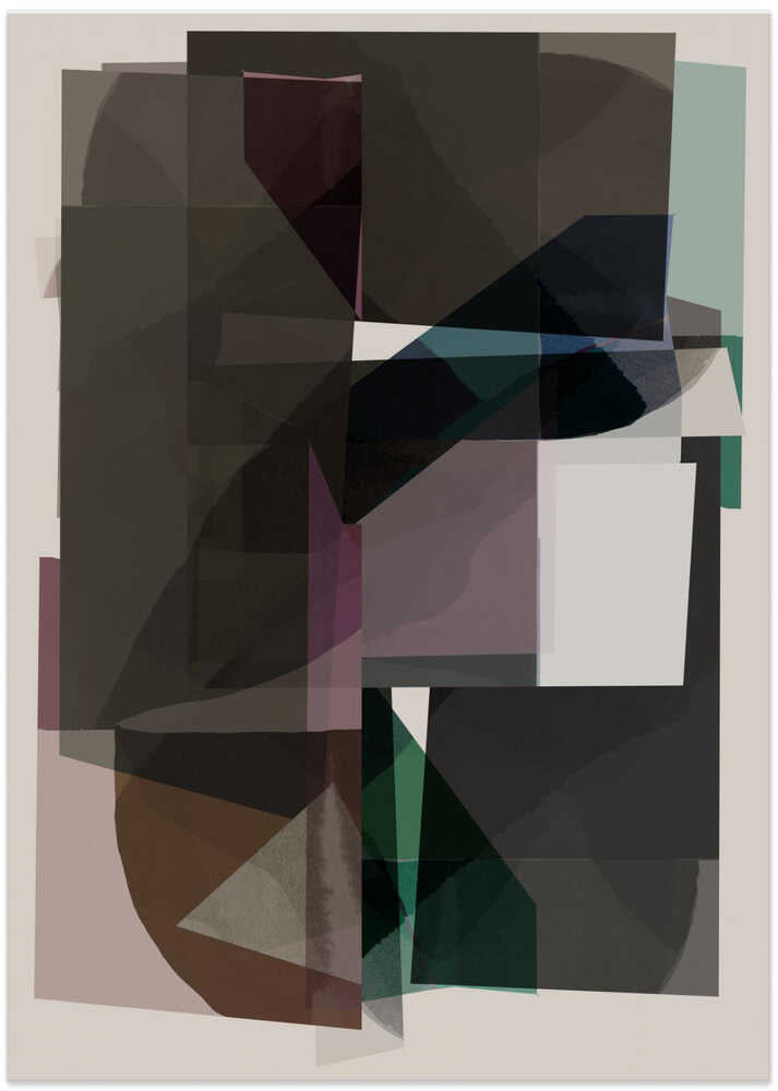 Depth and Shadow: A Moody Abstract Composition