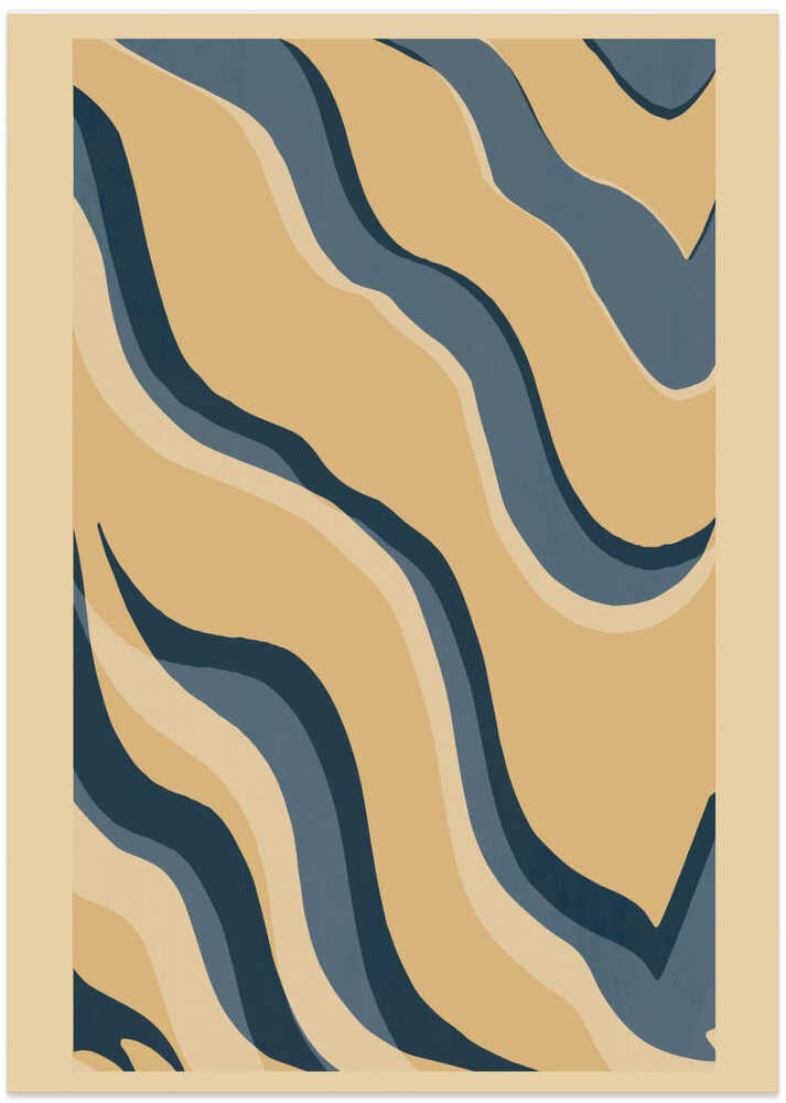 Desert Waves: Earth & Sky Hues