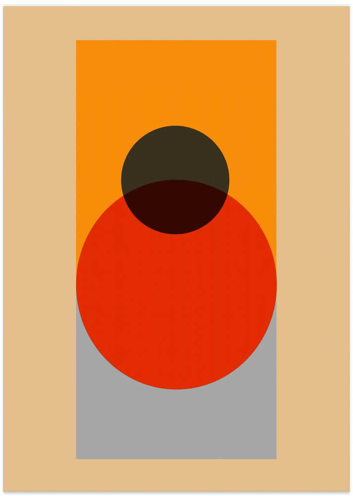 Sunset Eclipse: Modern Abstraction