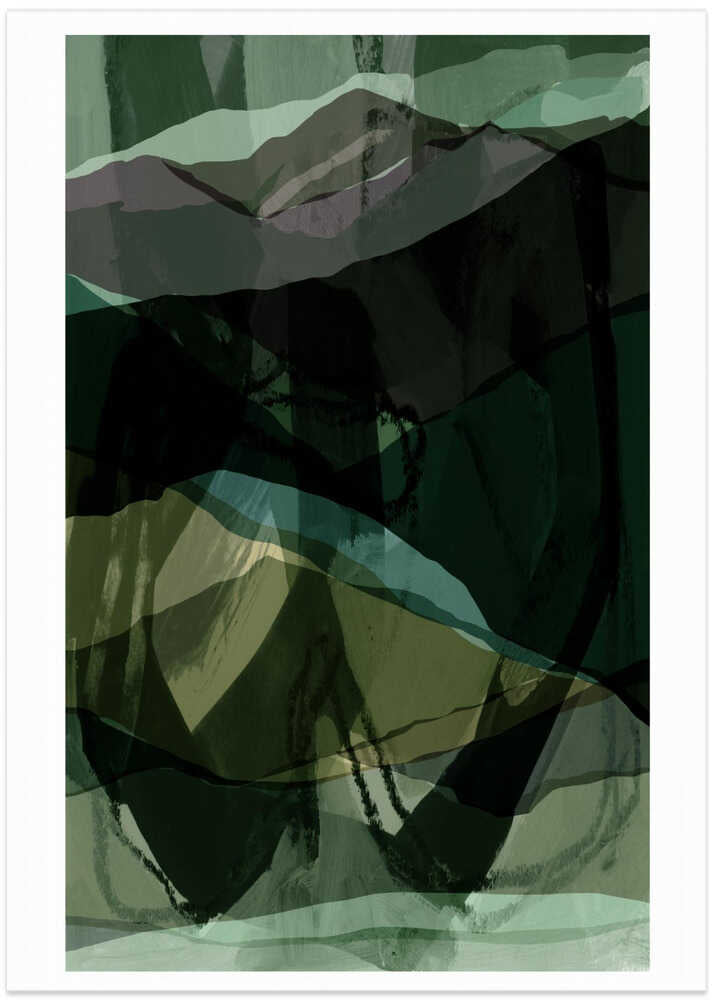 Dark Woodland Abstraction