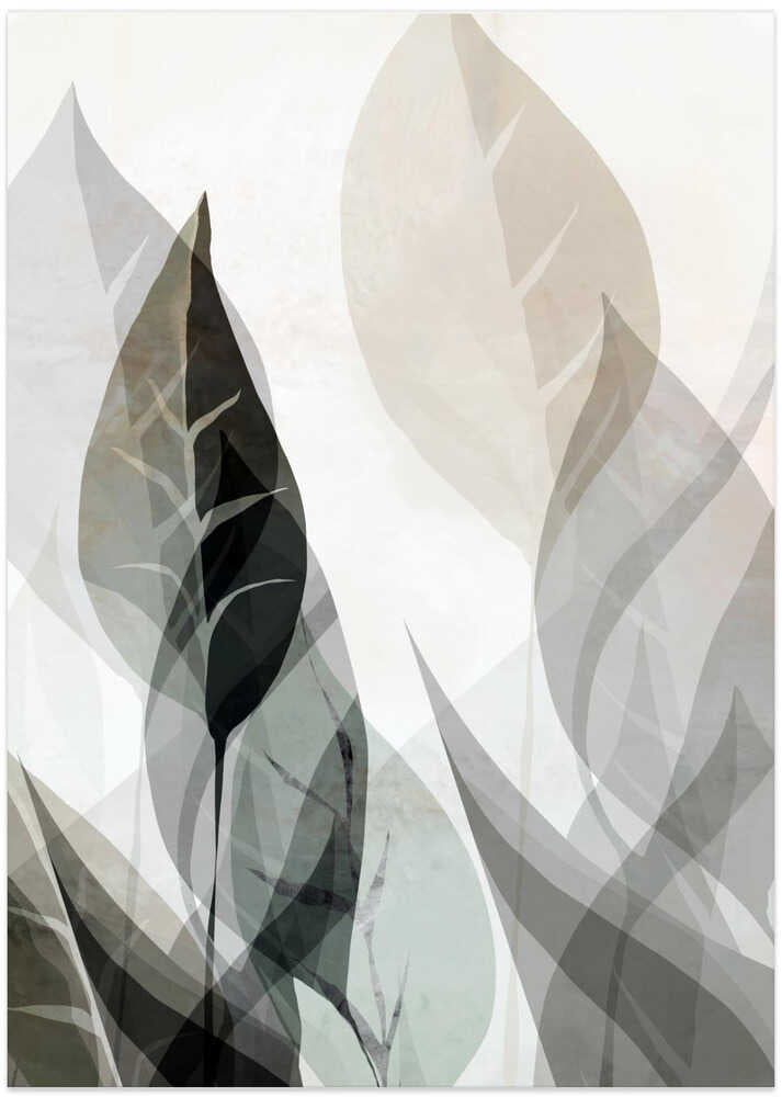 Soft Serenity Leaves 2