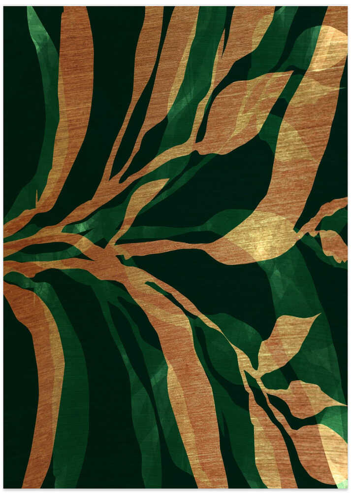 Jungle Glow Abstraction