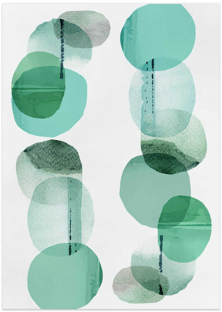 Watercolour Sea Gems No.2