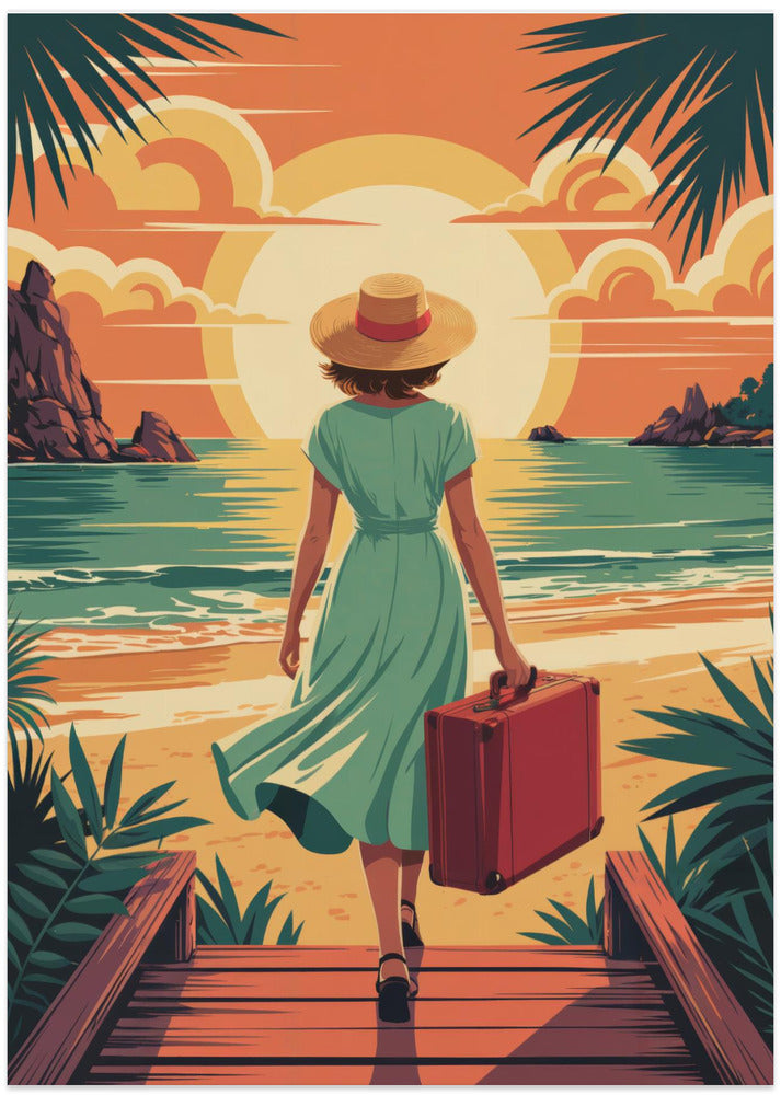 Woman On Vacation