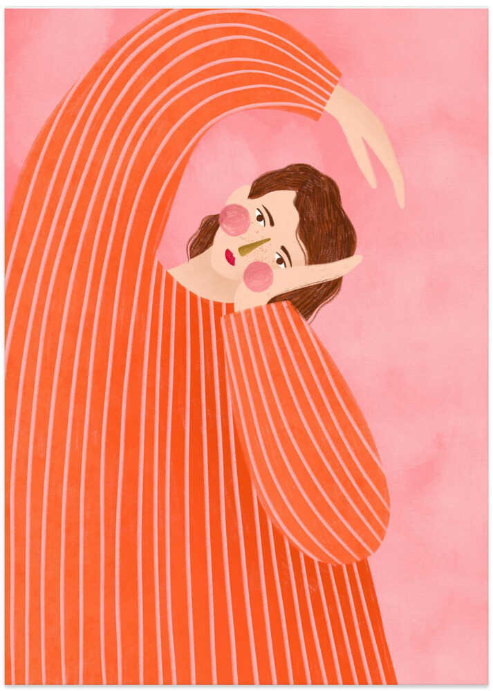 The Woman With the Orange Dress