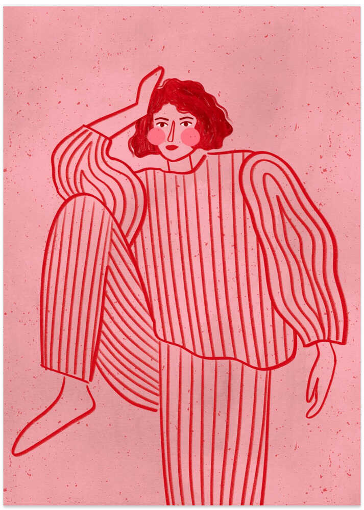 The Woman With the Striped Pyjama
