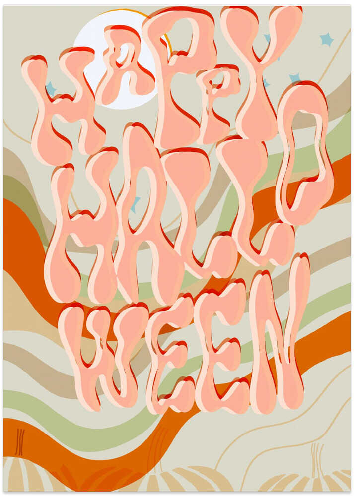 Retro Spooktacular: A Groovy Halloween Vibe