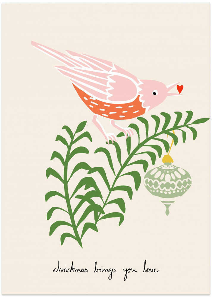 Chrismas brings you love Bird