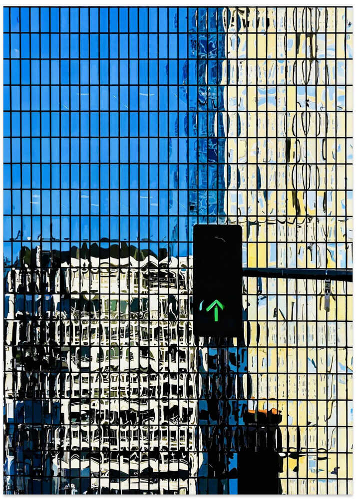 Reflections in glass - Los Angeles California