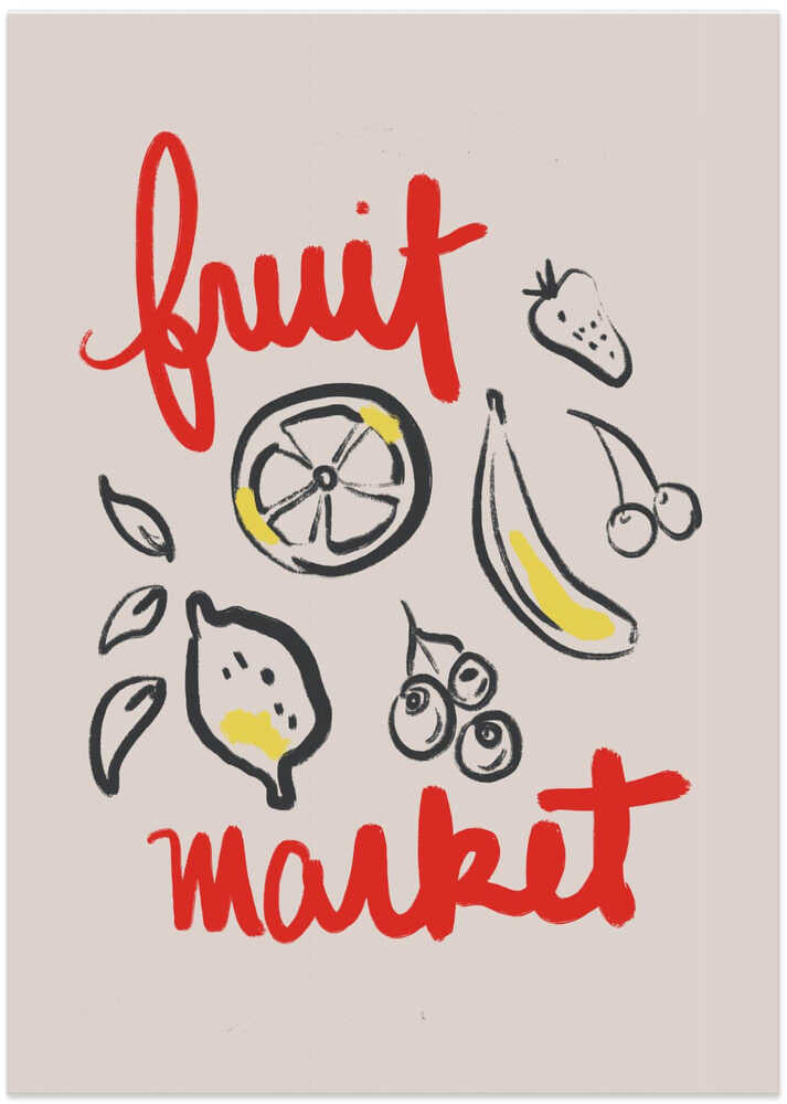 Fruit Market Poster