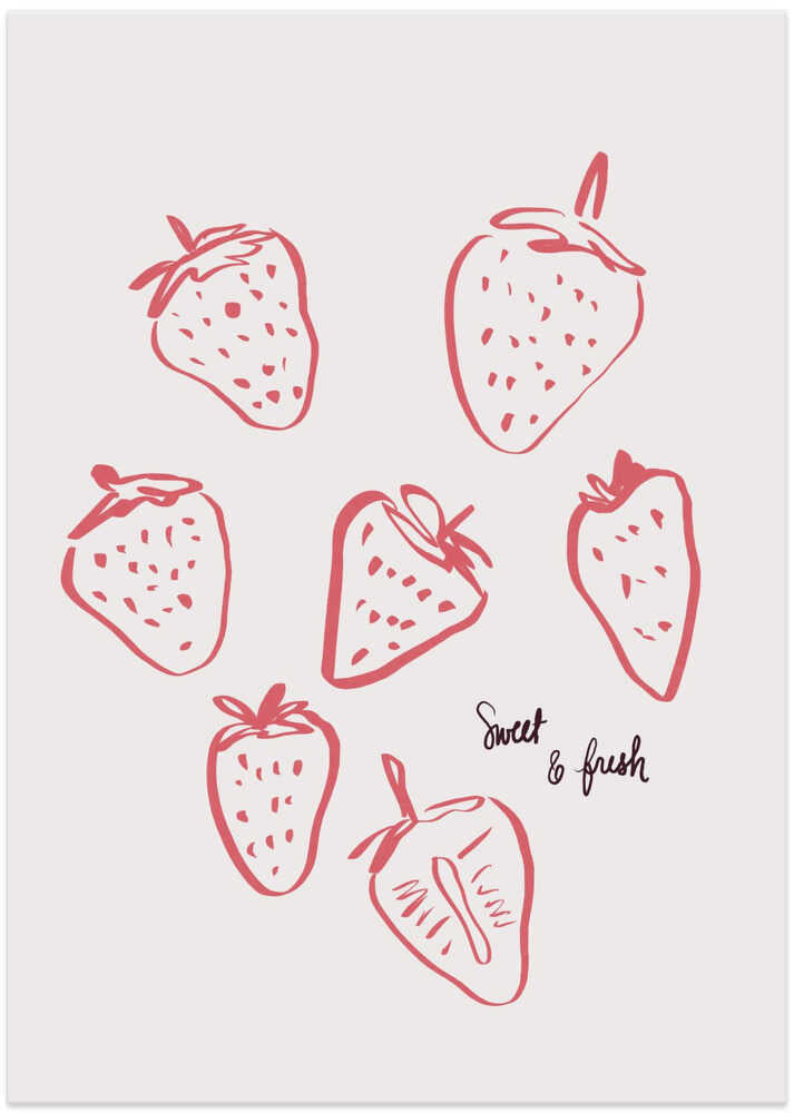 Sweet and Fresh Strawberries