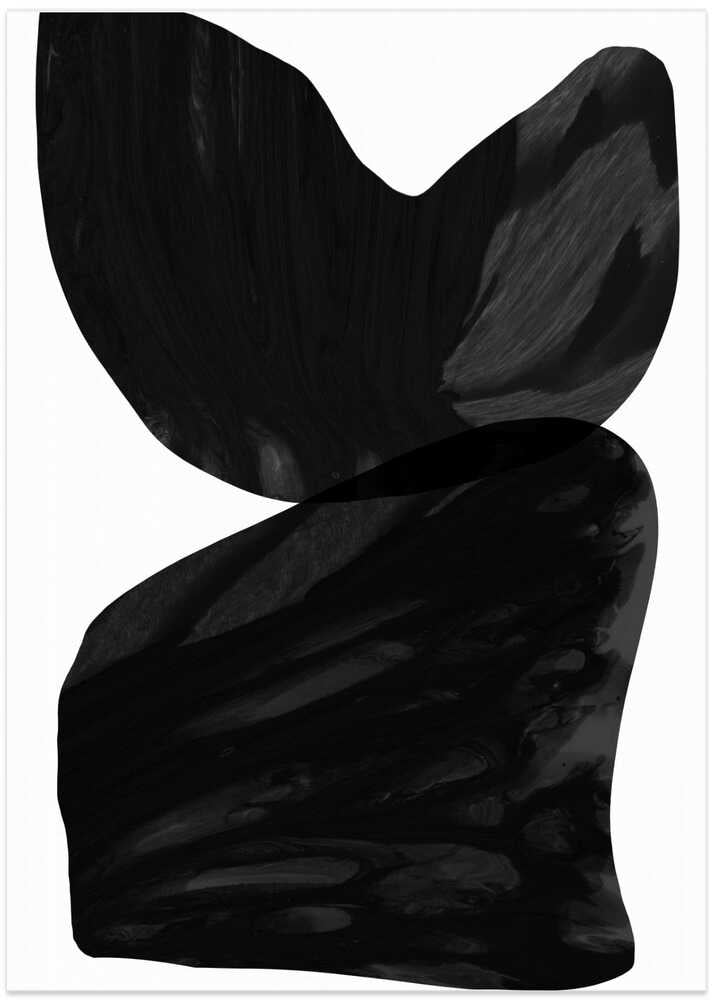 Abstract Black Forms No.2