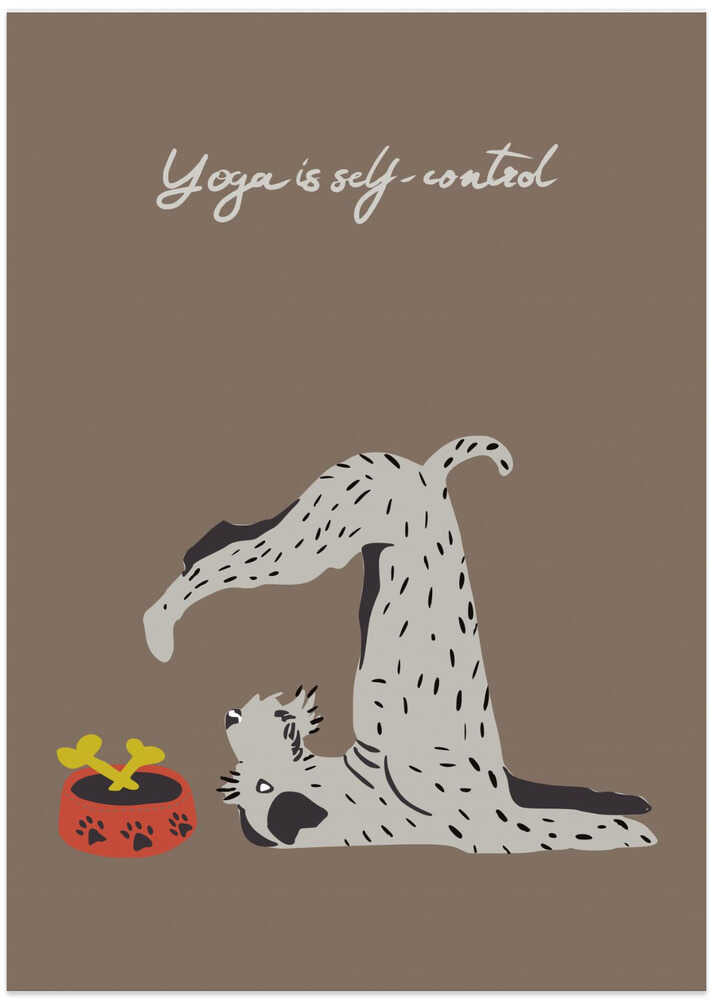 Yoga Dogs - yoga is self-control