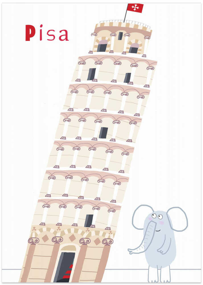 "LANDMARK25" Leaning Tower of Pisa, Italy