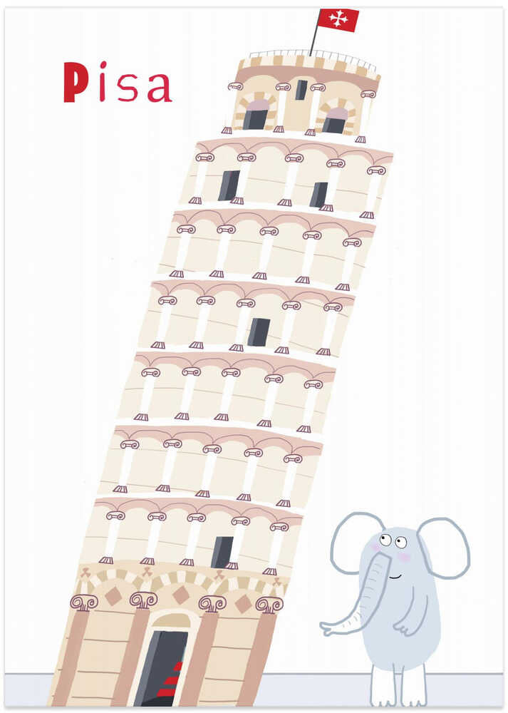 "LANDMARK25" Leaning Tower of Pisa, Italy