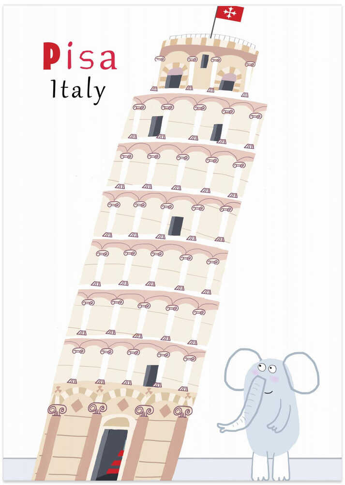 "LANDMARK25" Leaning Tower of Pisa, Italy