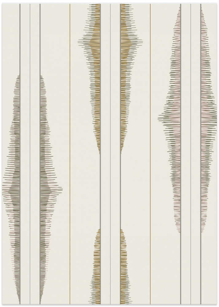 Boho ikat stripes earthy tones pattern