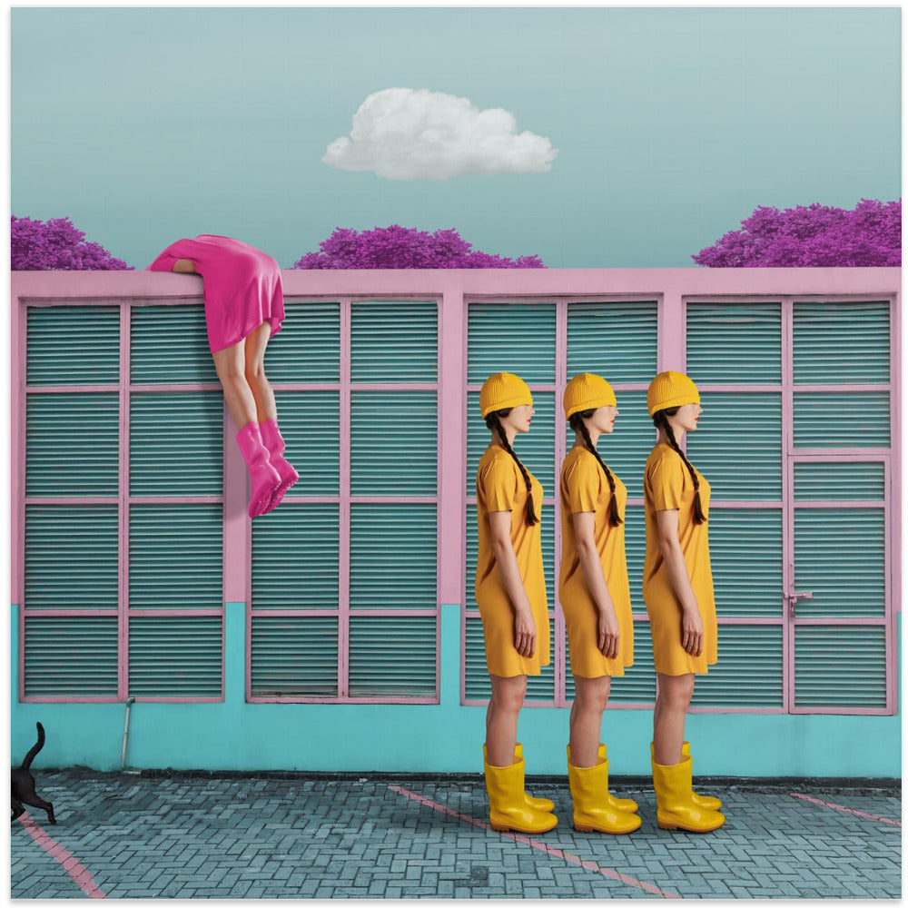 Art Prints of Hiding Away From Myself