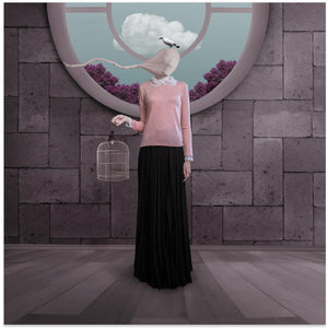 Art Prints of The Bird Flew And Lady Miss Her Already