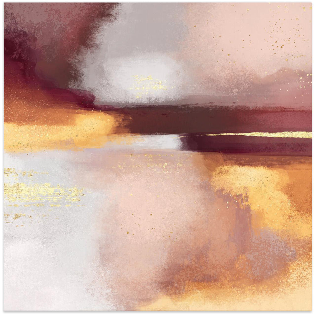 Art Prints of Burgundy Sunset