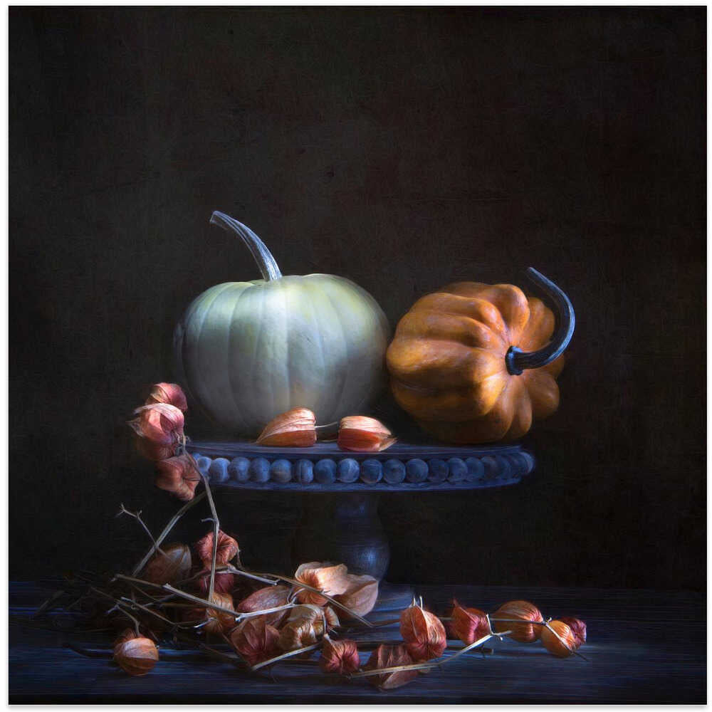 Pumpkin & Chinese Lanterns