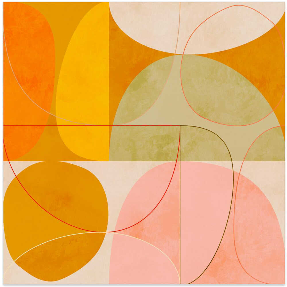 Mid Century Curry Yellow Blush Spring2